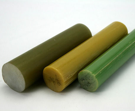 qualità  High quality mechanical strength of low water absorption, good processability yellow, green and white fiberglass bars, rods fabbrica